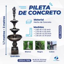 PILETA DE AGUA - PILETA DE AGUA PARA JARDIN - PILETA DE AGUA DECORATIVAS